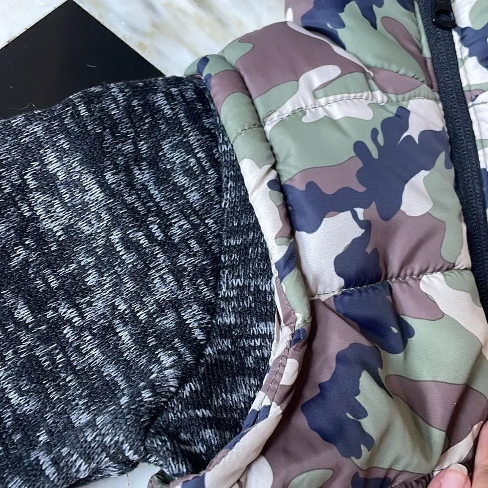 Joe’s Jeans Toddler Camo Hooded Puffer Vest Jacket NWT